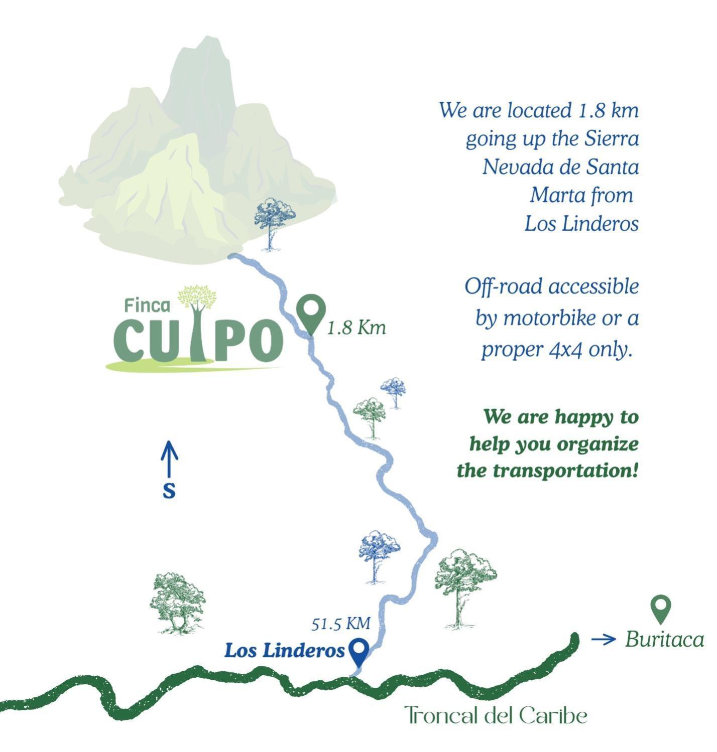 Finca Cuipo Buritaca Bagian luar foto